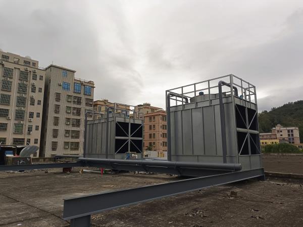 冬天橫流式冷卻塔結冰怎么辦