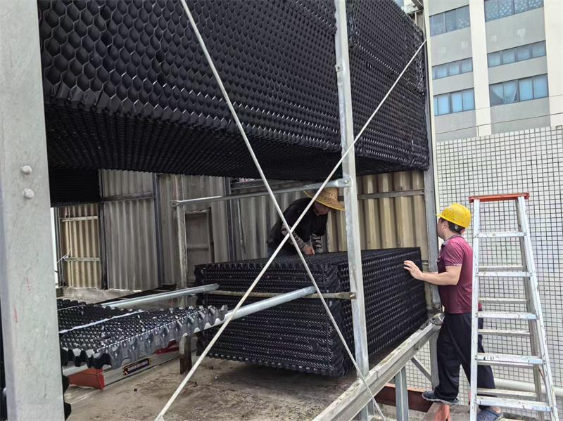 東莞冷卻塔定期清洗的步驟